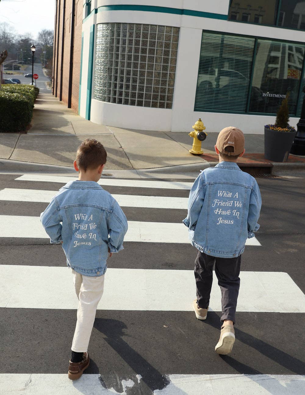 What a Friend in Jesus Kids Denim Jacket ***PREORDER***
