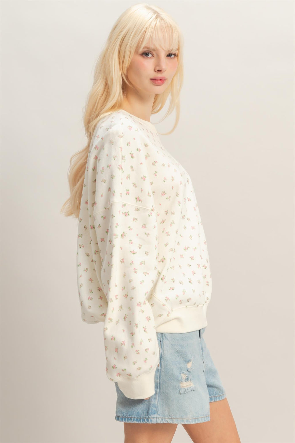 Ditsy Floral Sweatshirt