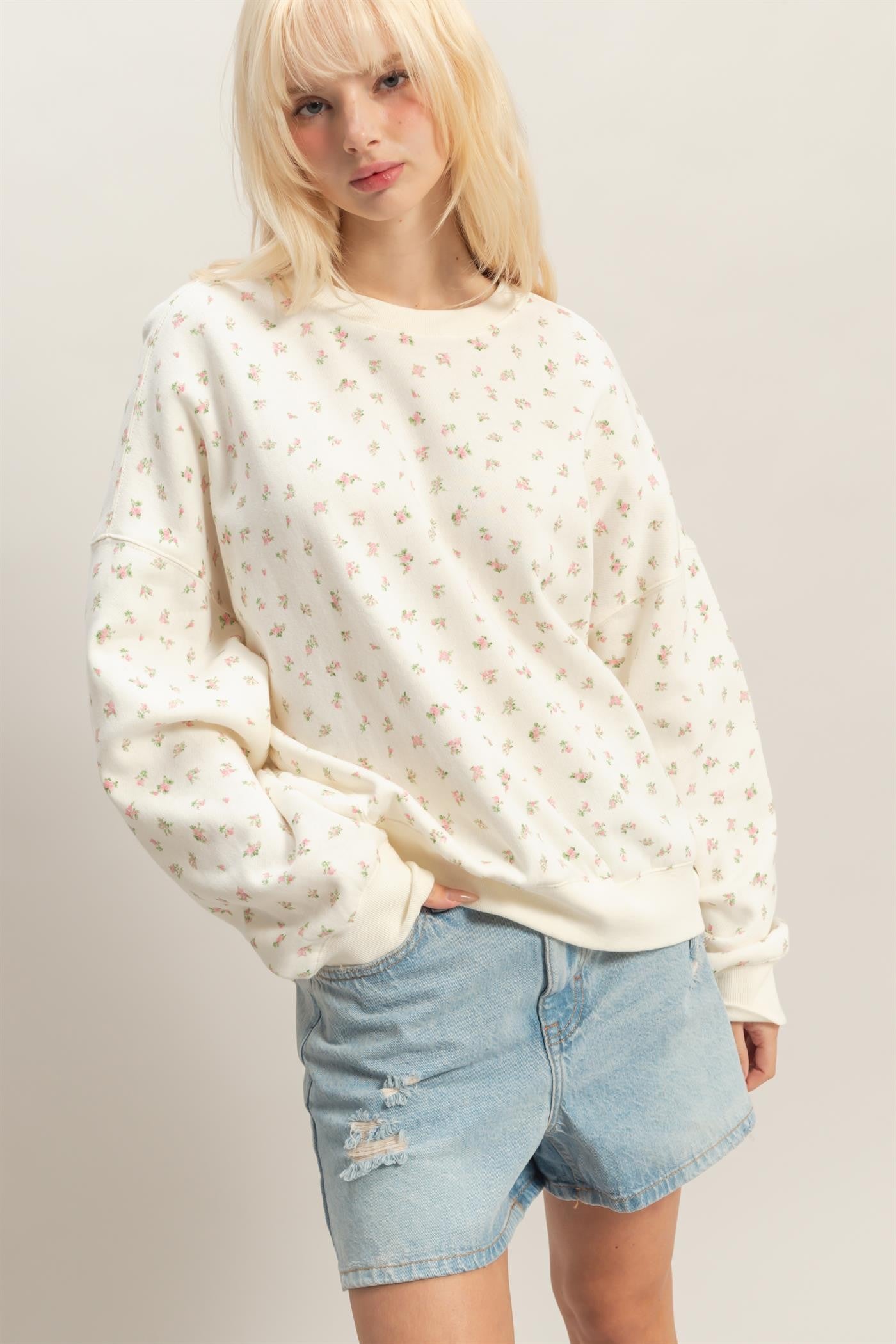 Ditsy Floral Sweatshirt