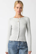 Rowan Button Top