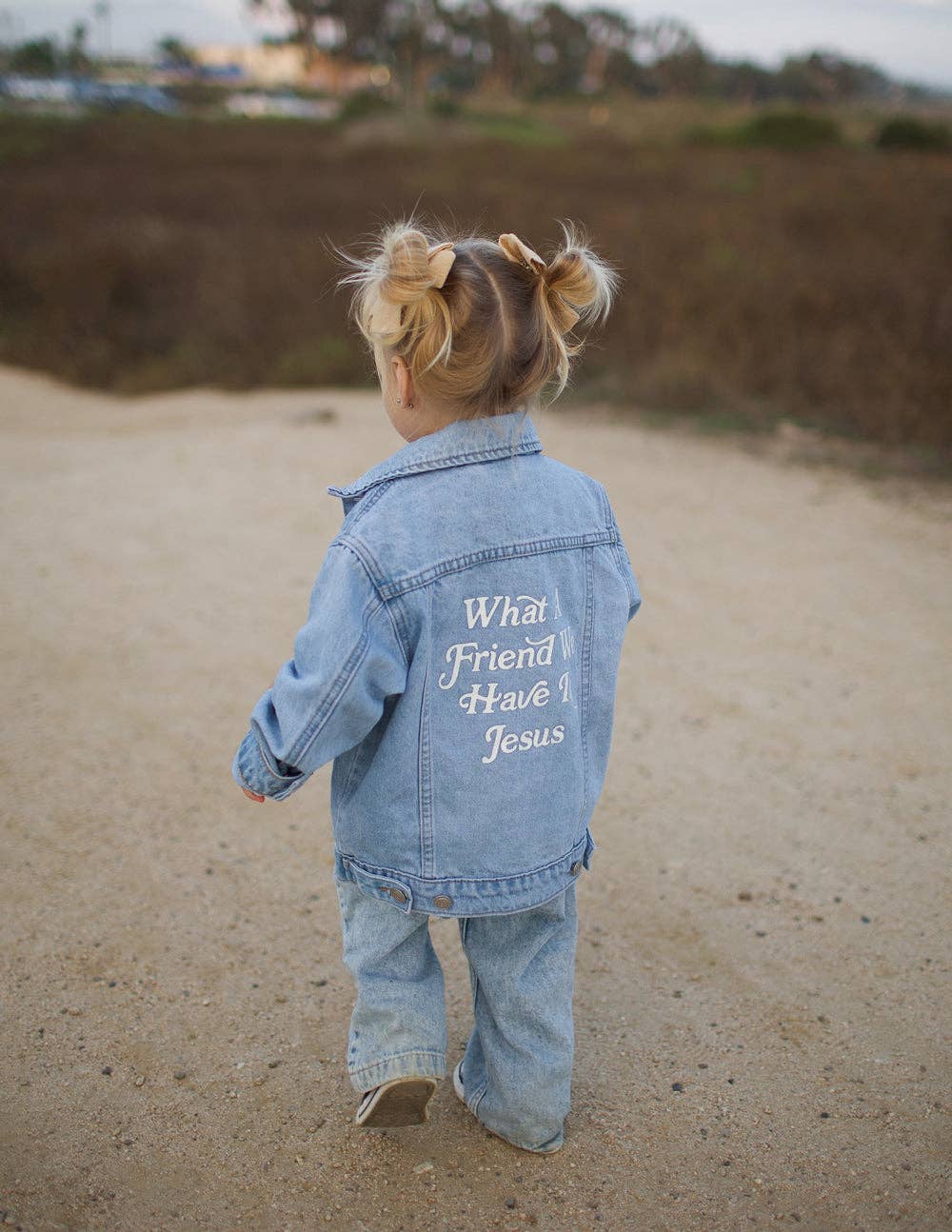 What a Friend in Jesus Kids Denim Jacket ***PREORDER***