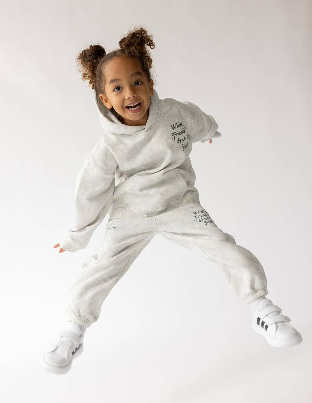 What a Friend in Jesus Camo Kids Hoodie