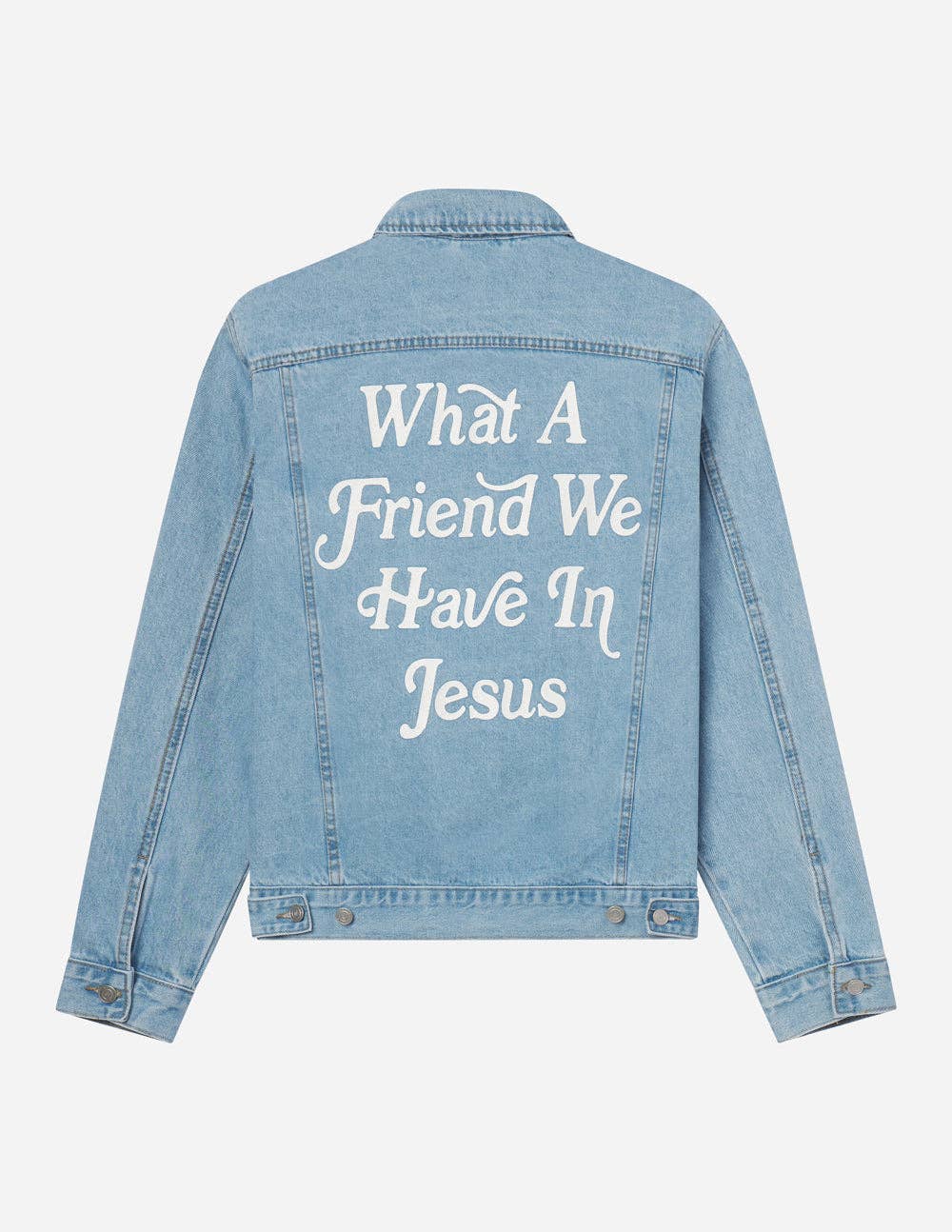 What a Friend In Jesus Denim Jacket ****PREORDER****