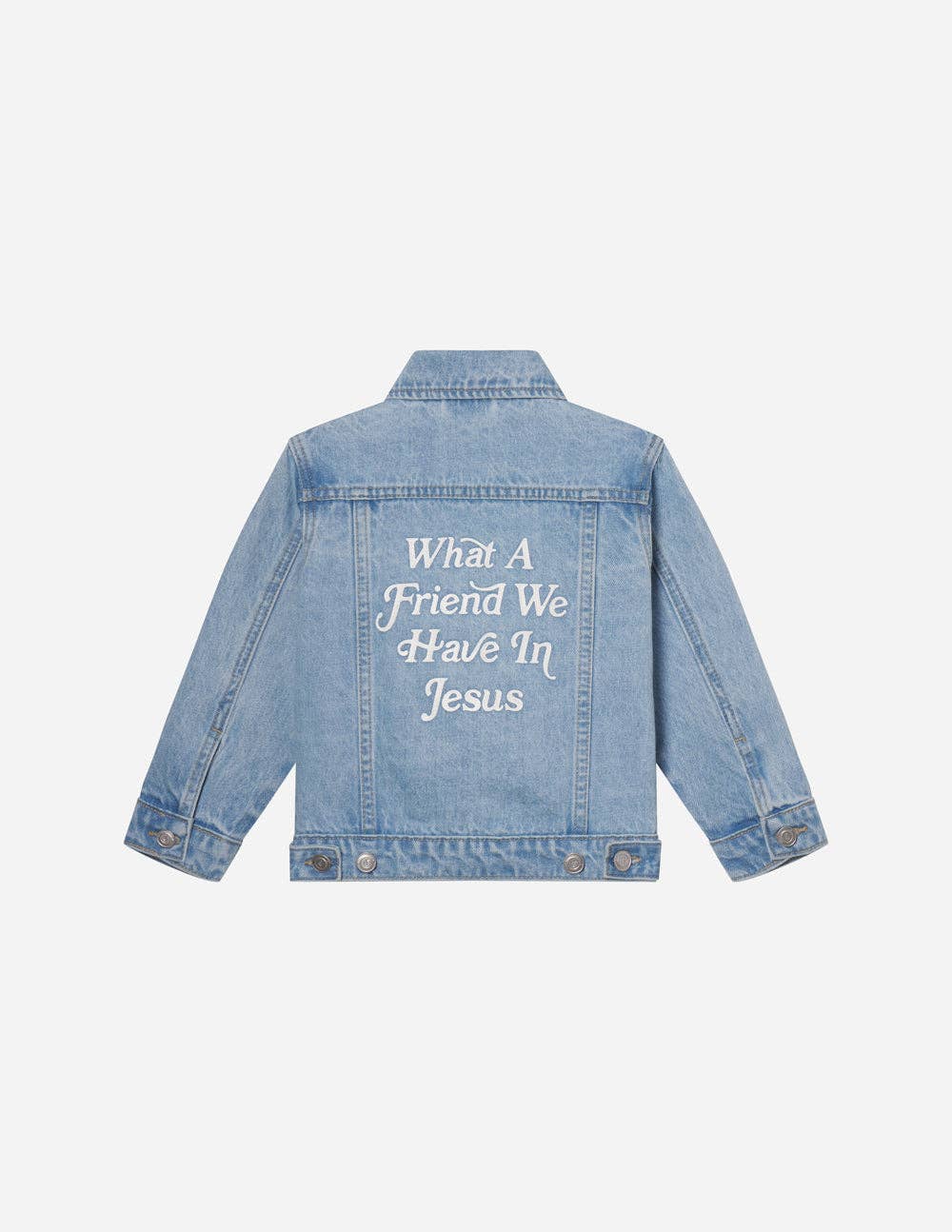 What a Friend in Jesus Kids Denim Jacket ***PREORDER***