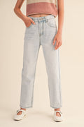 GIRLS STRAIGHT LEG DENIM PANTS