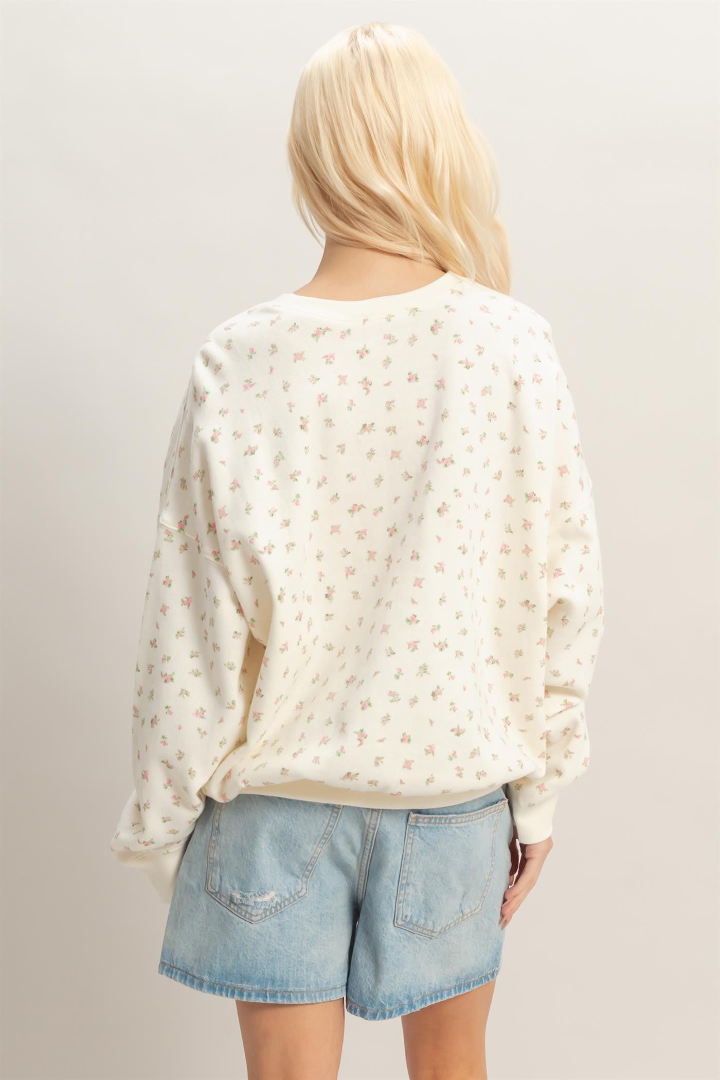 Ditsy Floral Sweatshirt